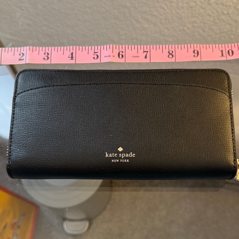 Kate Spade Black Leather Clutch